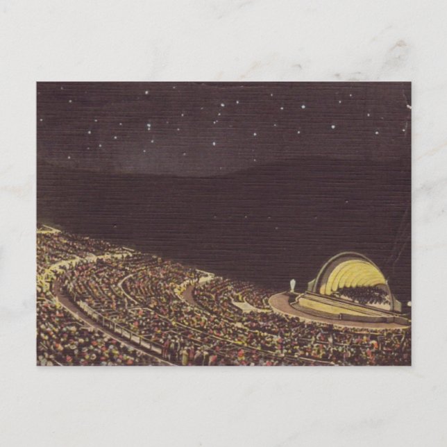 Carte postale du Mariage Hollywood Bowl (Devant)