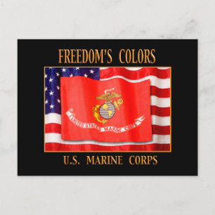 Carte postale du Marine Corps américain