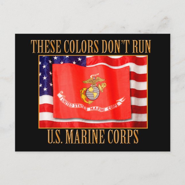 Carte postale du Marine Corps américain (Devant)