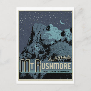 Carte postale du mémorial du parc national du Mont