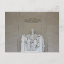 Carte postale du Mémorial Lincoln Washington DC Vo