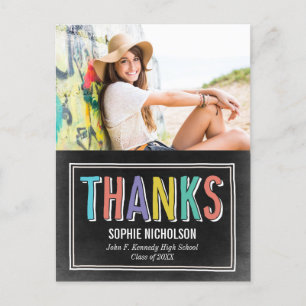 Carte postale du Merci de diplôme Big News