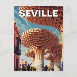 Carte postale du Metropol Parasol de Séville