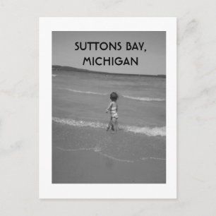 Carte postale du Michigan de baie de Suttons