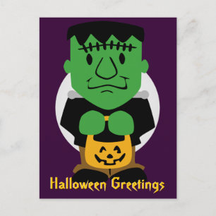 Carte postale du monstre de Frankenstein