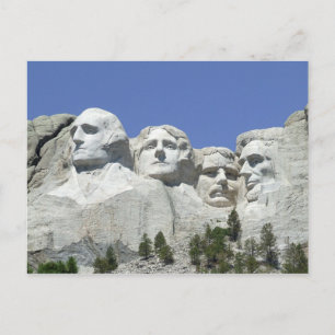 Carte postale du Mont Rushmore