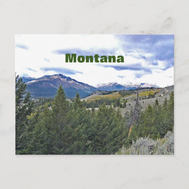 Carte postale du Montana (Devant)