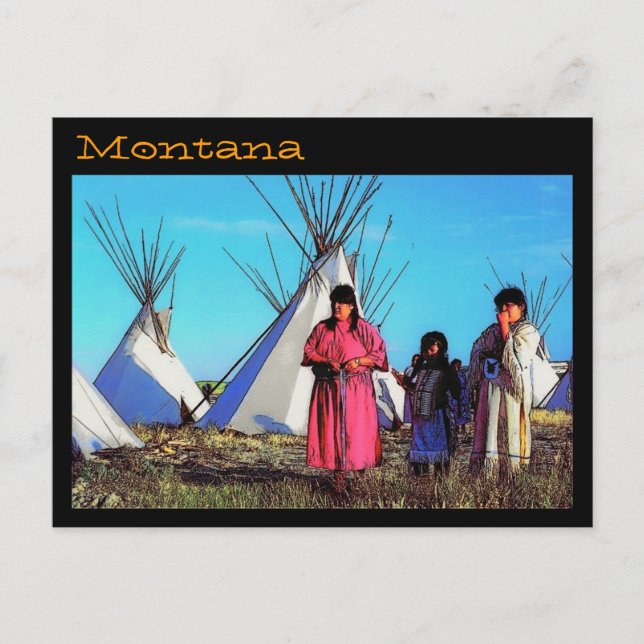 Carte postale du Montana (Devant)