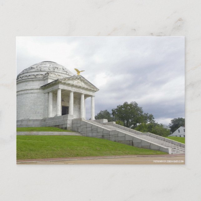 Carte postale du monument de l'Illinois (Devant)