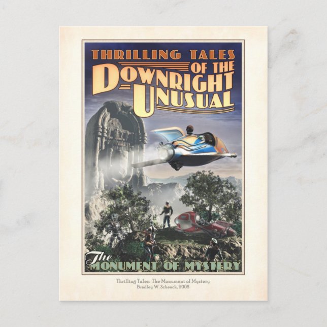 Carte postale du monument du mystère (Devant)