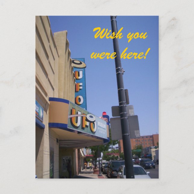 Carte postale du musée Roswell UFO (Devant)