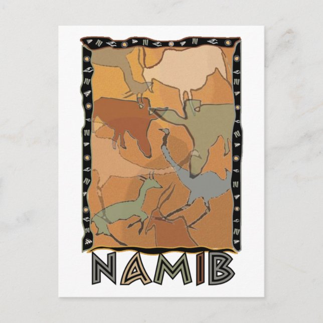 Carte postale du Namib (Devant)