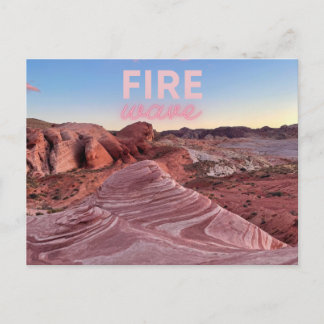 Carte postale du Nevada Fire Wave Randonnée Nature