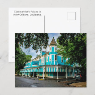 Carte postale du palais du Commandant