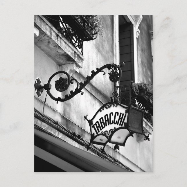 Carte postale du panneau Tabacci (Devant)