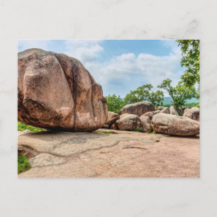 Carte postale du parc d'État Elephant Rocks
