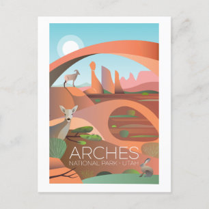 Carte postale du parc national Arches