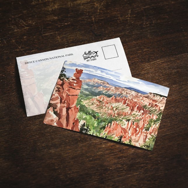 Carte postale du parc national Bryce Canyon (Créateur téléchargé)