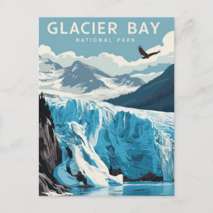 Carte postale du parc national de Glacier Bay