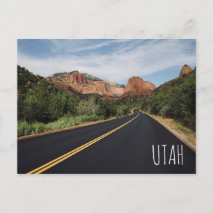 Carte postale du parc national de la Zion Utah