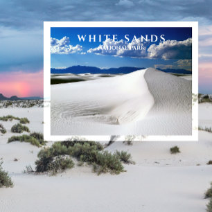 Carte postale du parc national de White Sands, Nou