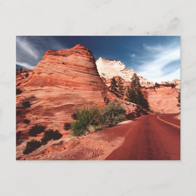 Carte postale du parc national de Zion - Customisé (Devant)