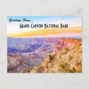 Carte postale du parc national du Grand Canyon