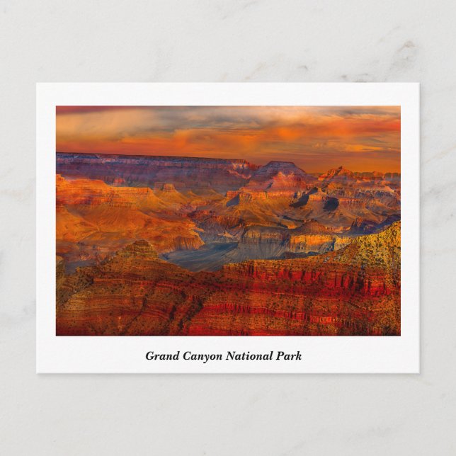 Carte postale du parc national du Grand Canyon (Devant)