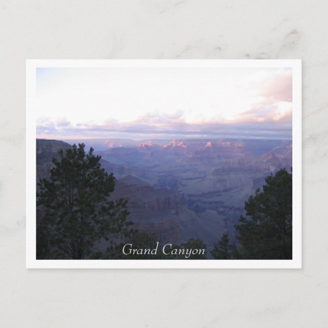 Carte postale du parc national du Grand Canyon (Devant)