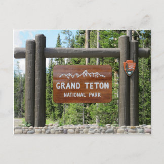Carte postale du parc national du Grand Teton
