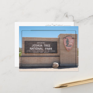 Carte postale du parc national Joshua Tree