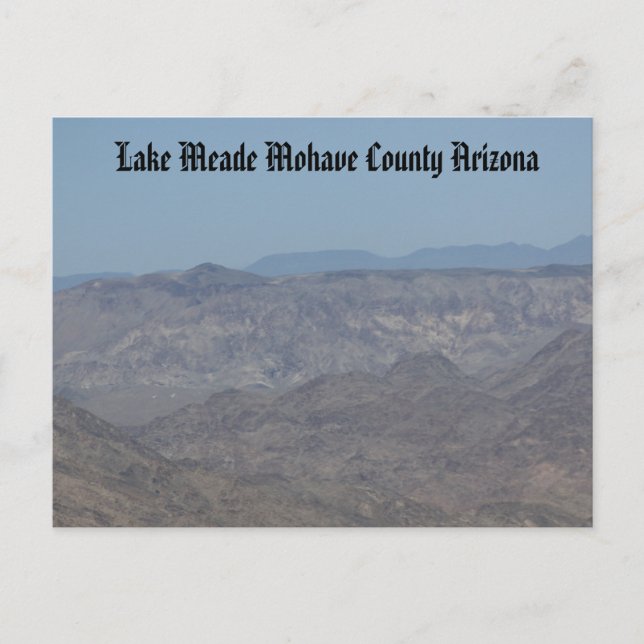 Carte postale du parc national Lake Meade (Devant)