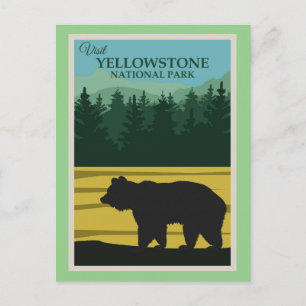 Carte postale du parc national Yellowstone