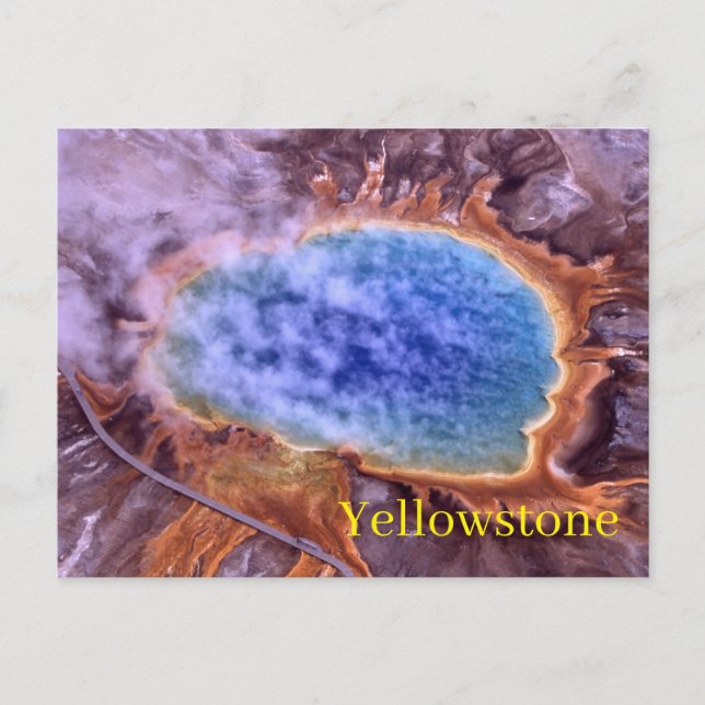 Carte postale du parc national Yellowstone (Devant)