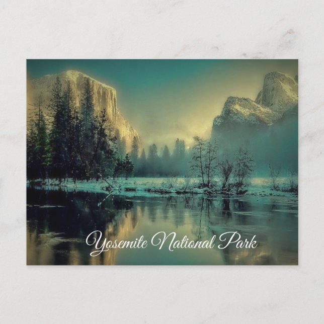 Carte postale du parc national Yosemite (Devant)