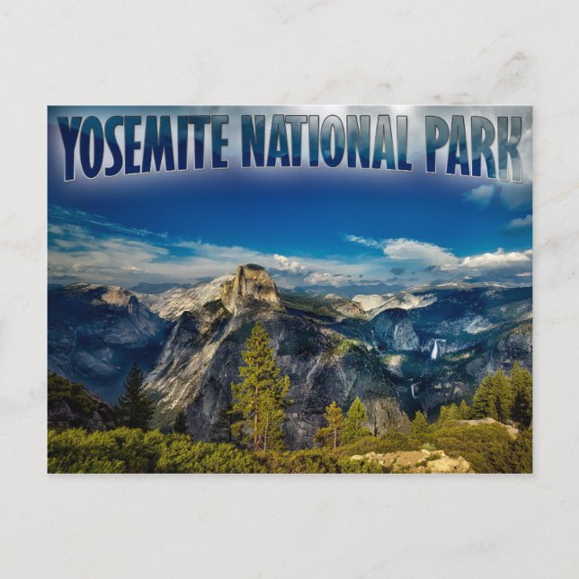 Carte postale du parc national Yosemite (Devant)