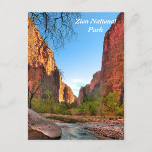 Carte postale du parc national Zion