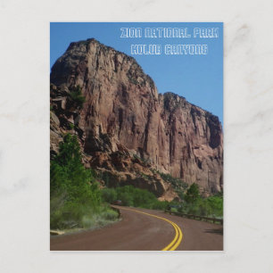Carte postale du parc national Zion