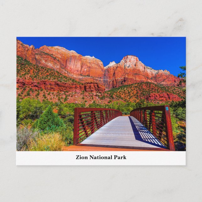 Carte postale du parc national Zion (Devant)