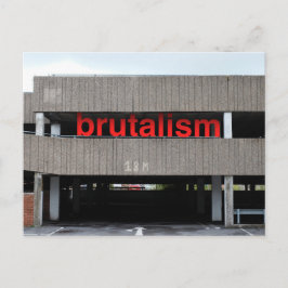 Carte postale du parking de Brutalisme