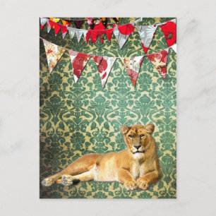 Carte postale du parti Lion