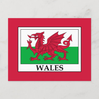 Carte postale du pavillon du Pays de Galles