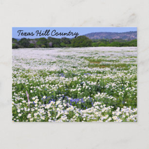 Carte postale du pays de Texas Hill