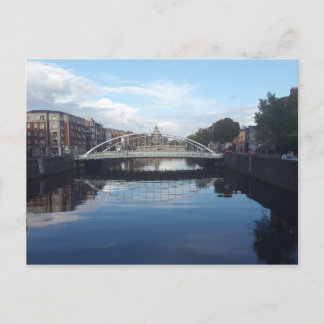 Carte postale du paysage du pont de Dublin