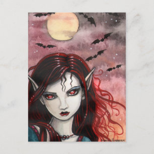 Carte postale du petit vampire de Molly Harrison