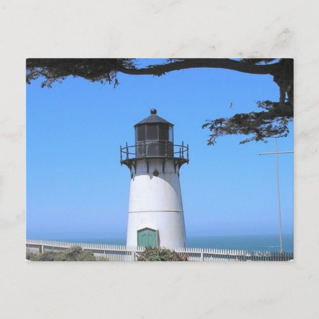 Carte postale du phare côtier (Devant)