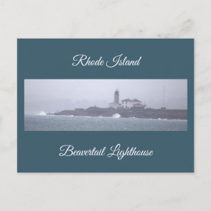 Carte postale du phare de Beavertail