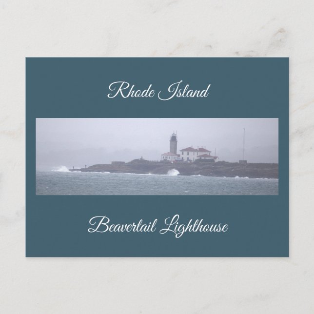 Carte postale du phare de Beavertail (Devant)