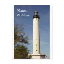 Carte postale du phare de Biarritz