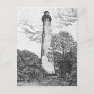 Carte postale du phare de Currituck Beach